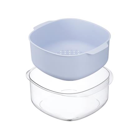 INOCHI YOKO SQUARE BOWL AND COLANDER SET 27CM