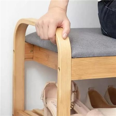 SHOE BENCH FURDINI BM8237 GREY