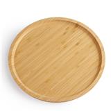 BAMBOO ROUND SERVING TRAY 30CM