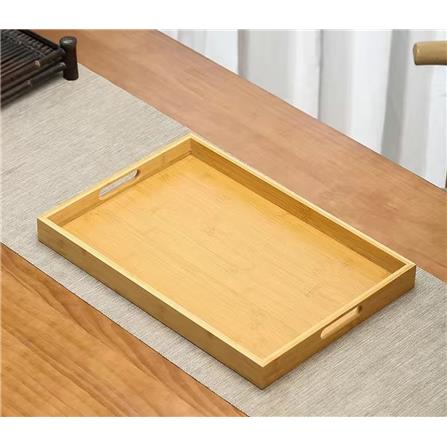 BAMBOO RECTANGULAR SERVING TRAY 35CM