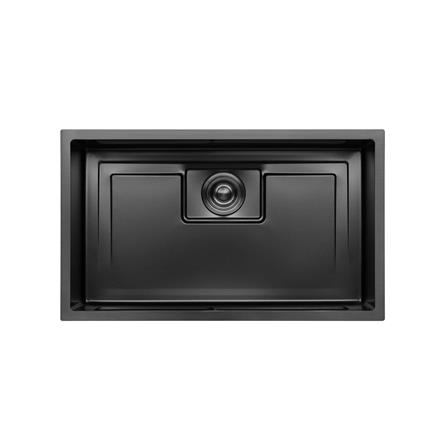 SORENTO BUILT-IN KITCHEN NANOMAGMA SINK SRTKS7846-BL 78CM 1BOWL STAINLESS STEEL WITH PULL OUT MIXER TAP