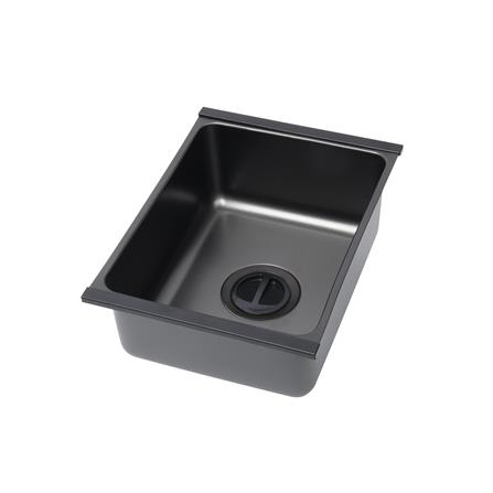 SORENTO BUILT-IN KITCHEN NANOMAGMA SINK SRTKS7846-BL 78CM 1BOWL STAINLESS STEEL WITH PULL OUT MIXER TAP