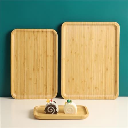 BAMBOO RECTANGLE SERVING TRAY 36CM