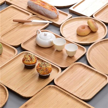 BAMBOO RECTANGLE SERVING TRAY 25CM