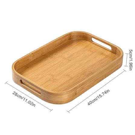BAMBOO OVAL SERVING TRAY 40CM