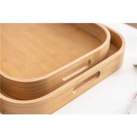 BAMBOO OVAL SERVING TRAY 40CM
