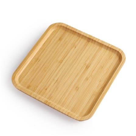 BAMBOO SQUARE SERVING TRAY 25CM
