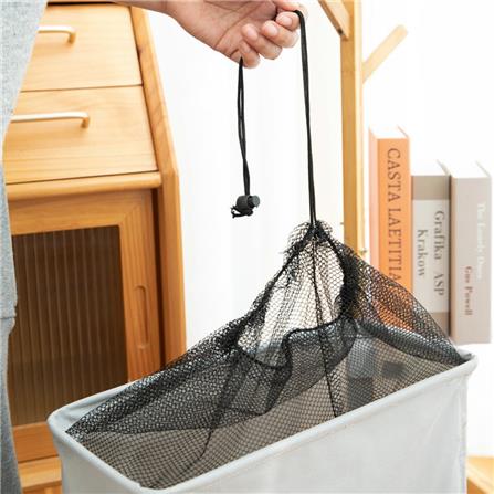 COSSY+ LAUNDRY BAG WITH WHEEL GREY