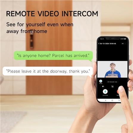 STANLEY WIFI VIDEO PUSH & PULL LOCK S70 ANTIQUE COPPER