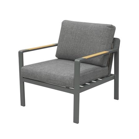 BENETTA  80X80X32 LIGHT GREY  4-SEAT UP PATIO FURNITURE (PRE-ORDER IMPORT PRODUCTS)