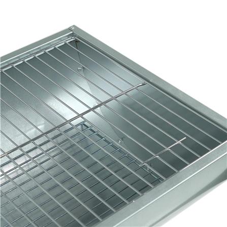 CHARCOAL BBQ GRILL SPRING GALVANIZED 40L SILVER [EXCLUSIVE FROM HOMEPRO THAILAND]