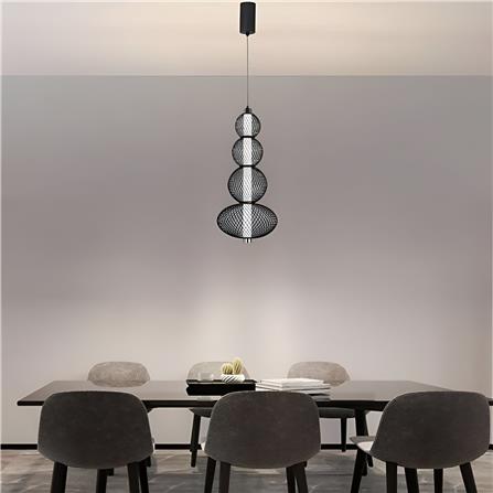 BRIGHT OBJECTIVES PENDANT LAMP 16711 51CM BLACK