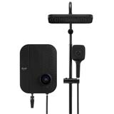 ALPHA SHOWER HEATER DC PUMP WITH RAIN SHOWER WES7-DIGITAL BLACK CANVAS
