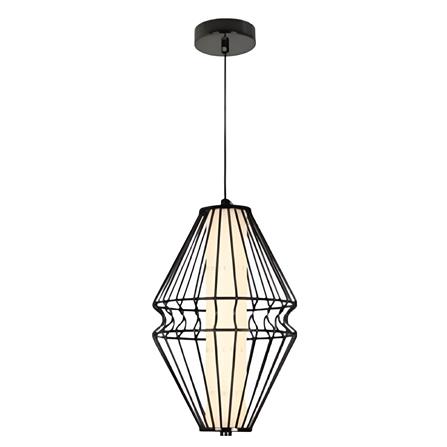 BRIGHT OBJECTIVES PENDANT LAMP 16701 28CM BLACK CHROME