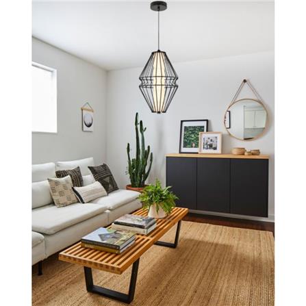 BRIGHT OBJECTIVES PENDANT LAMP 16701 28CM BLACK CHROME