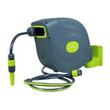 AUTOMATIC GARDEN HOSE REEL SET SPRING 1/2INX20M GREEN-GREY [EXCLUSIVE FROM HOMEPRO THAILAND]