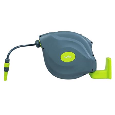 AUTOMATIC GARDEN HOSE REEL SET SPRING 1/2INX20M GREEN-GREY [EXCLUSIVE FROM HOMEPRO THAILAND]