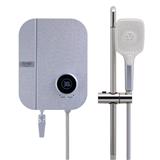 ALPHA SHOWER HEATER DC PUMP WITH HAND SHOWER WES7-DIGITAL BLUE LINEN