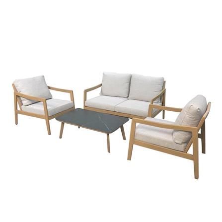 4-SEAT PATIO CONVERSATION SET BENETTA CELINNA GREY [EXCLUSIVE FROM HOMEPRO THAILAND]