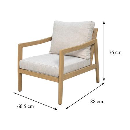 4-SEAT PATIO CONVERSATION SET BENETTA CELINNA GREY [EXCLUSIVE FROM HOMEPRO THAILAND]