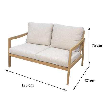 4-SEAT PATIO CONVERSATION SET BENETTA CELINNA GREY [EXCLUSIVE FROM HOMEPRO THAILAND]