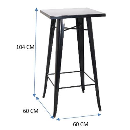 STEEL BAR TABLE SPRING MAXX BLACK [EXCLUSIVE FROM HOMEPRO THAILAND]