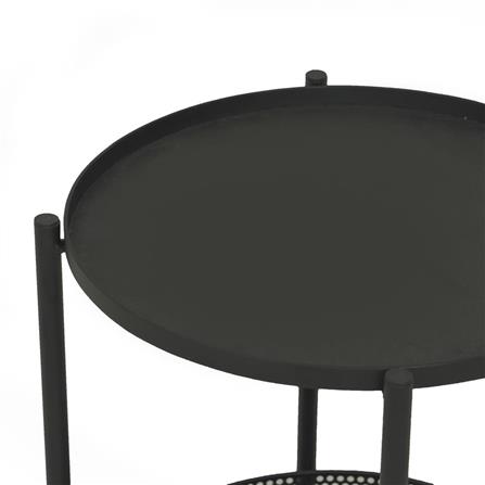 2-TIER PLANT POT STAND SPRING CODY BLACK [EXCLUSIVE FROM HOMEPRO THAILAND]