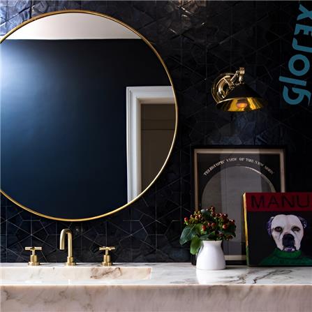 GLOREX ROUND MIRROR GLC RD60A282(GGD) 60CM GOLD