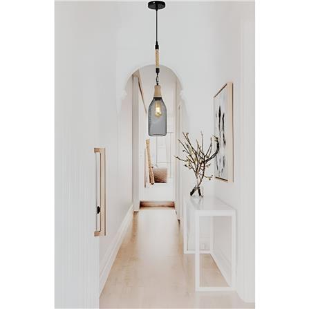 PRE-ORDER BRIGHT OBJECTIVES PENDANT LAMP 14081/1 32CM BLACK BROWN