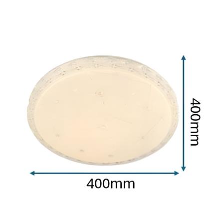 BRIGHT OBJECTIVES CEILING LAMP LED 16705/400 3C 72W 40CM WHITE