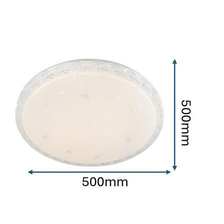 PRE-ORDER BRIGHT OBJECTIVES CEILING LAMP LED 16705/500 3C 120W 50CM WHITE