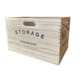 WOODEN BOX L 38X26X242CM BROWN