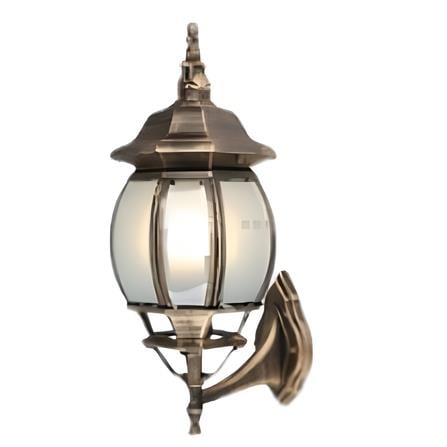 PRE-ORDER BRIGHT OBJECTIVES WALL OUTDOOR 8802/W 505MM E27 ANTIQUE BRASS