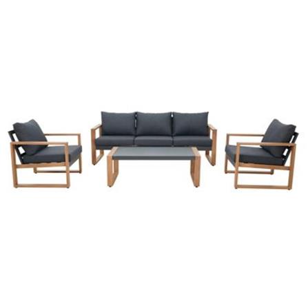 5-SEATER PATIO CONVERSATION SET BENETTA SERENITY BLACK [EXCLUSIVE FROM HOMEPRO THAILAND]