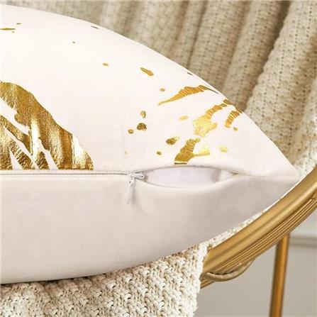 WINPLUS CUSHION MARBLE 18X18 WHITE