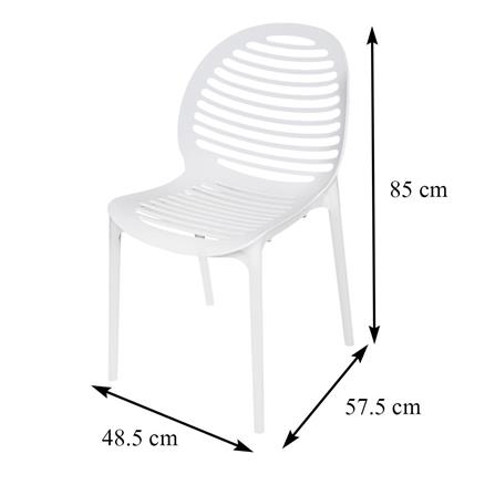 PLASTIC CHAIR SPRING VITRA WHITE [EXCLUSIVE FROM HOMEPRO THAILAND]