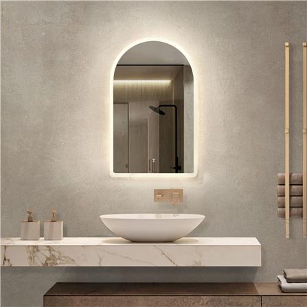 GLOREX LED MIRROR AR5080NOS-HSLED 80x50CM