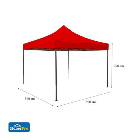 POP-UP CANOPY ME LIVING 3X3M RED [EXCLUSIVE FROM HOMEPRO THAILAND]