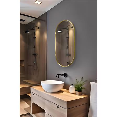 GLOREX MIRROR PLM5090A282 90x50CM GOLD