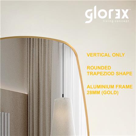 GLOREX MIRROR RT6080A/G 80x60CM GOLD