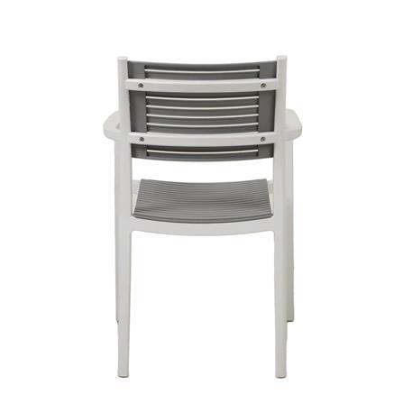 PLASTIC CHAIR SPRING VENITA GREY/WHITE [EXCLUSIVE FROM HOMEPRO THAILAND]