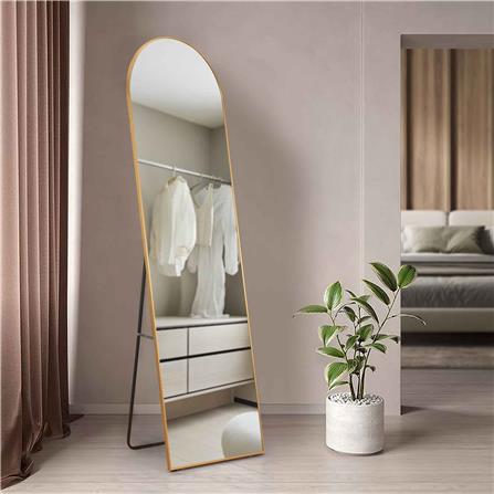 GLOREX FLOOR-WALL MIRROR 3002A/G 160X50CM GOLD