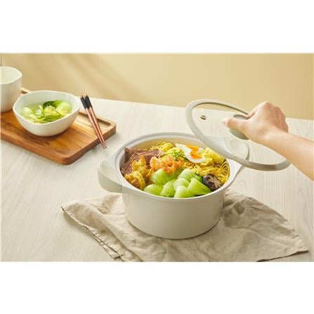 INOCHI OMI SIMPLE MARBLE POT 24CM