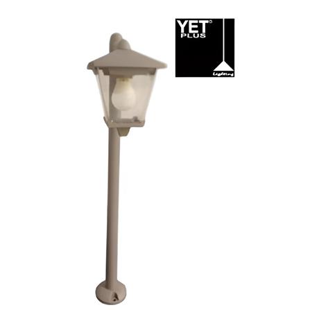 YETPLUS BOLLARD BL3305 H80 E27 STONE GREY