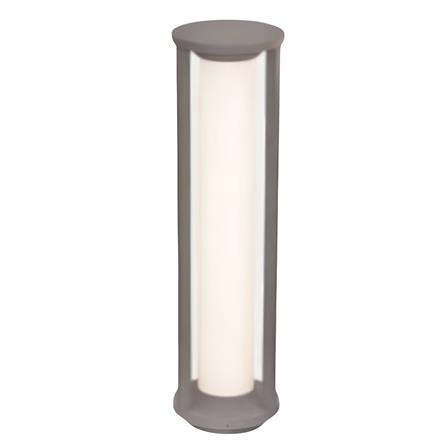 YETPLUS BOLLARD BL3312 H60 24W 3000K (WARM WHITE) STONE GREY 60CM