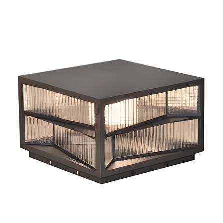 YETPLUS GATE LAMP B0166 300 E27 STONE GREY 30CM