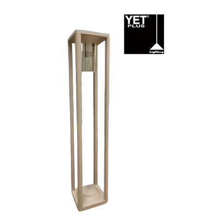 YETPLUS BOLLARD BL3307 H80 E27 STONE GREY 80CM