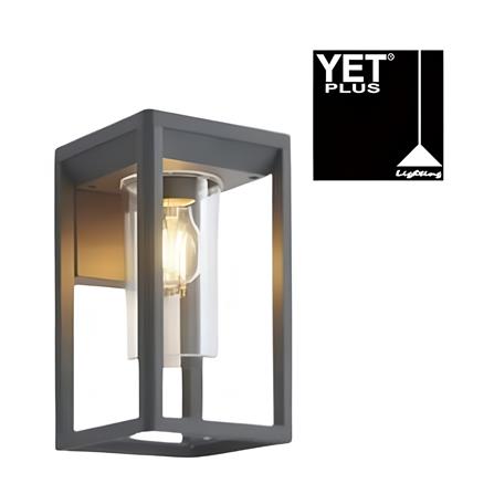 YETPLUS WALL OUTDOOR W3302 E27 STONE GREY