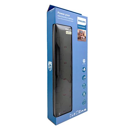 PHILIPS 5G2M TRAILING SOCKET C/W NEON/SURGE CHP3153BA/68 BLACK