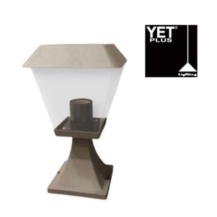 YETPLUS GATE LAMP G3303-L E27 STONE GREY